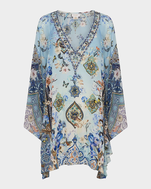 Al Manial Palace Memoirs Raglan Sleeve Flared Kaftan